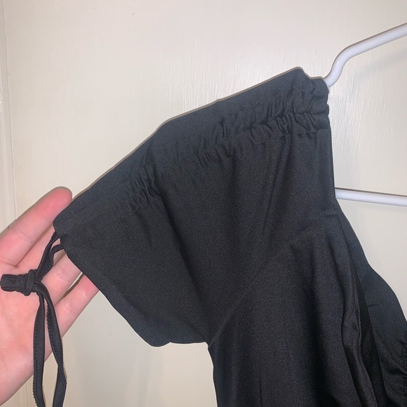 Black Sexy Scrunch Dress - Picture 5 of 5